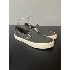 Vans Slip On Sneaker Shoes Men 9.5 Women 11 Skater Academia Twee Need Repair